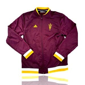 Adidas: Arizona State Sun devils Warm Up Jacket: Climacool Small: Like New